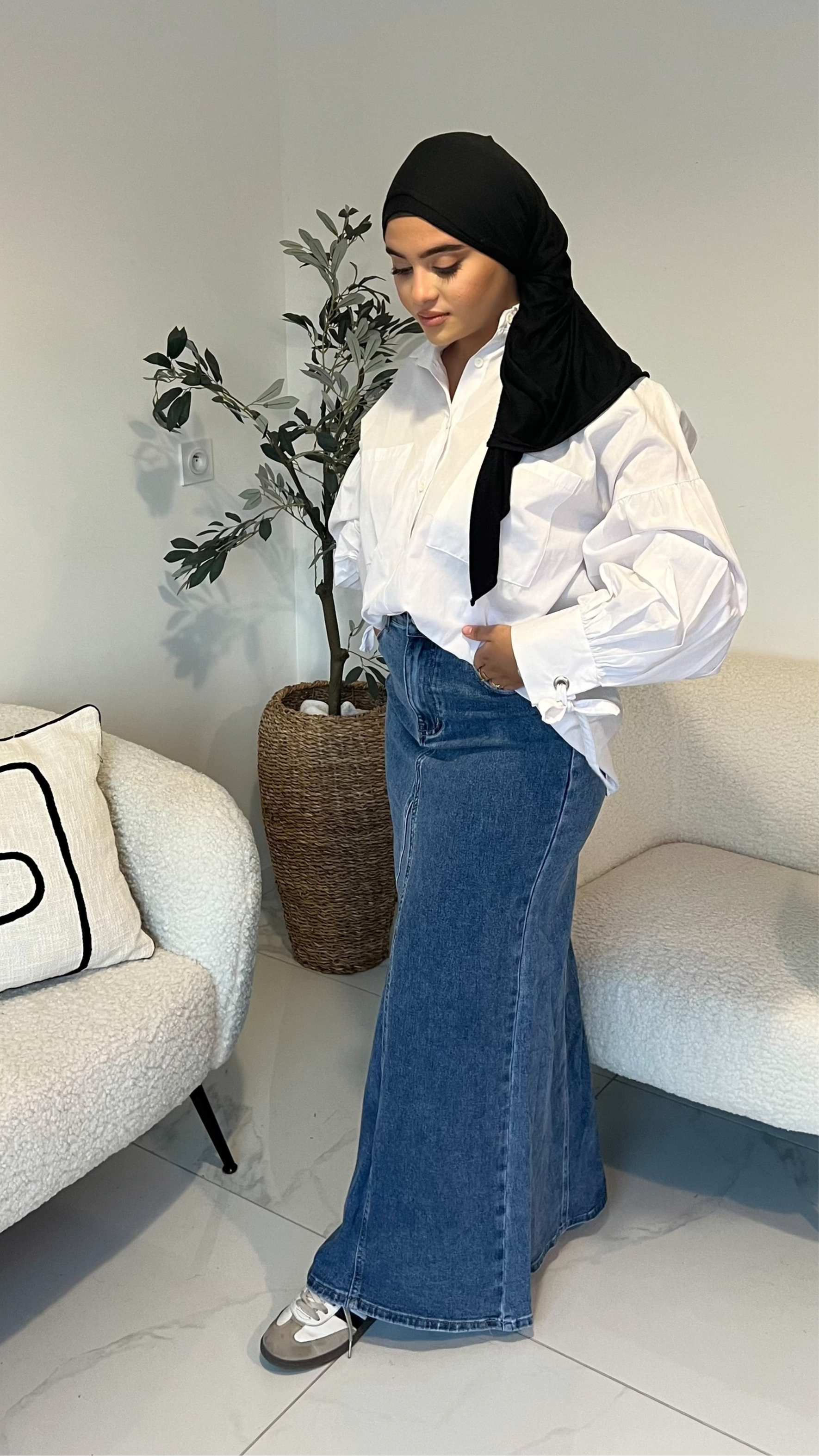 Jupe en Jean sans fente